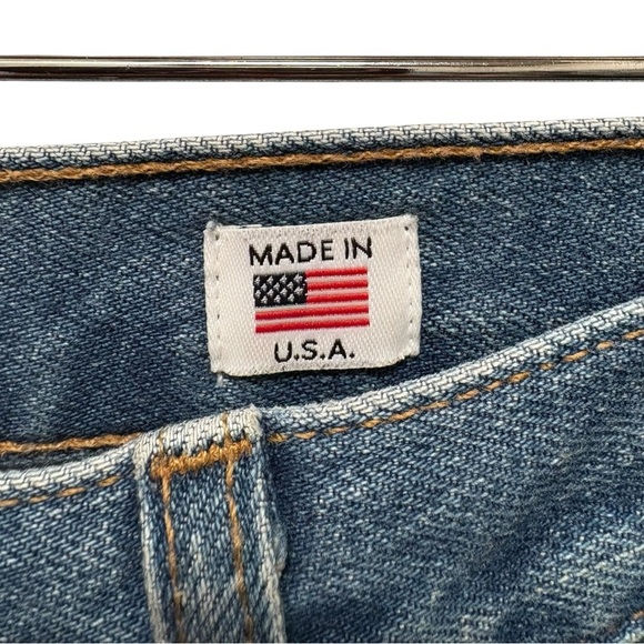 REDONE Originals High Rise Ankle Crop Jeans Size 30 - Picture 10 of 12